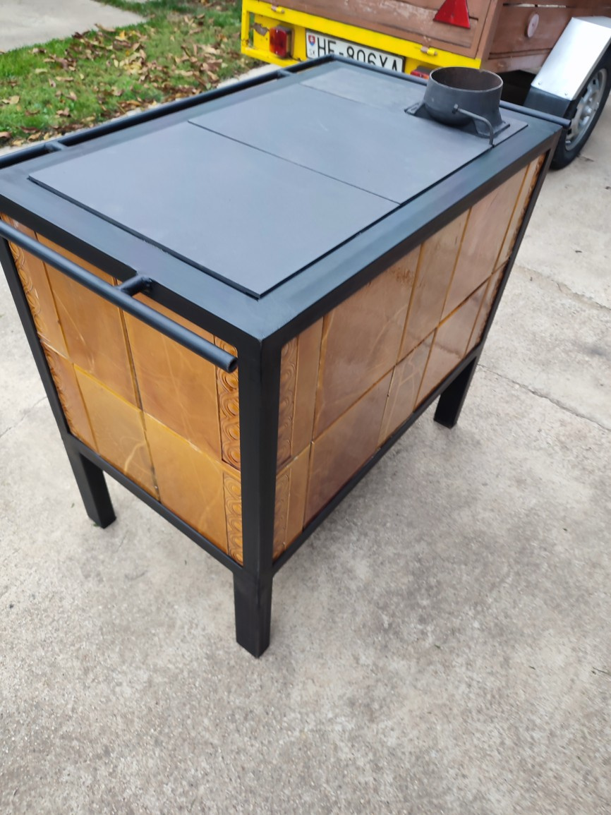 Kachľový sporák na drevo, piecka, pec. - 4