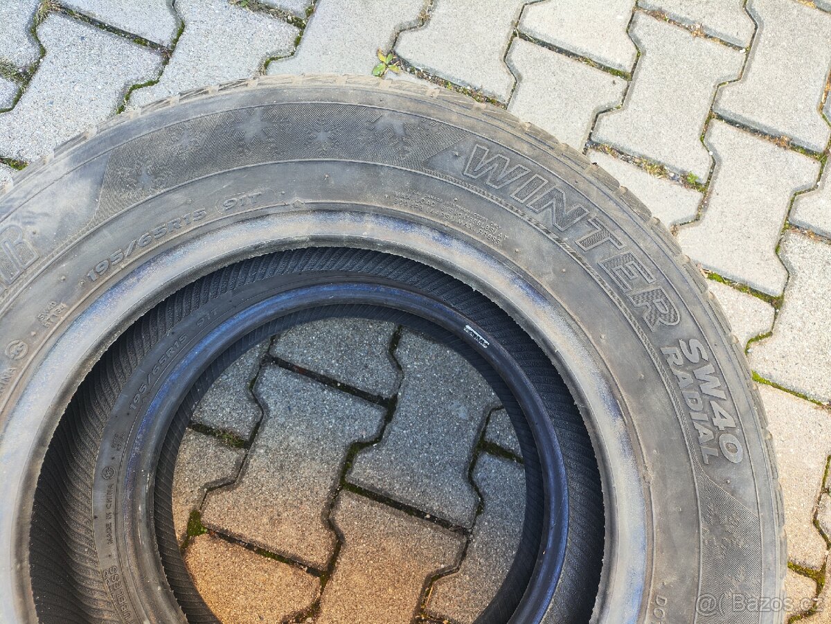 Zimní pneumatiky 195/65 r15 - 4