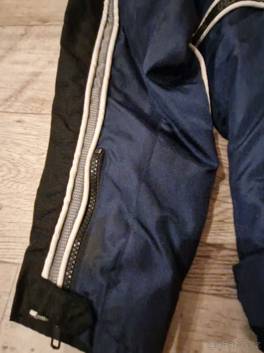 Dámská motorkářská bunda, tmavě modrá - 4