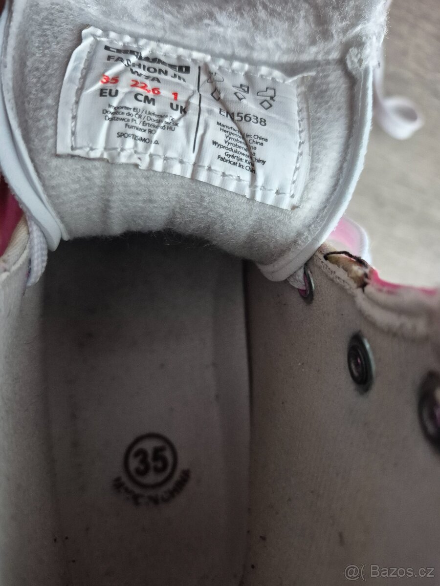 Dívčí lední brusle - velikost 35 - 4