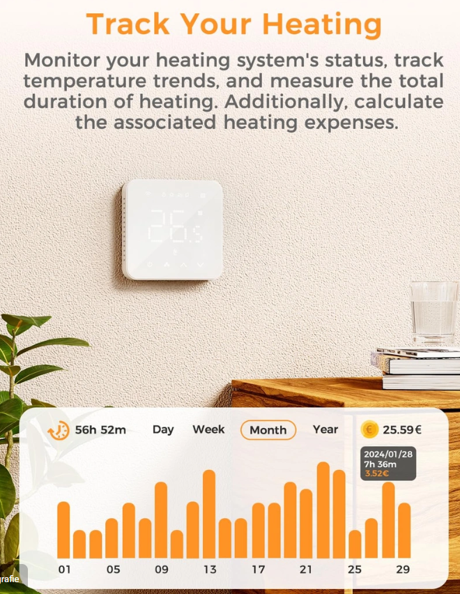 Termostat SMART Refoss - 4
