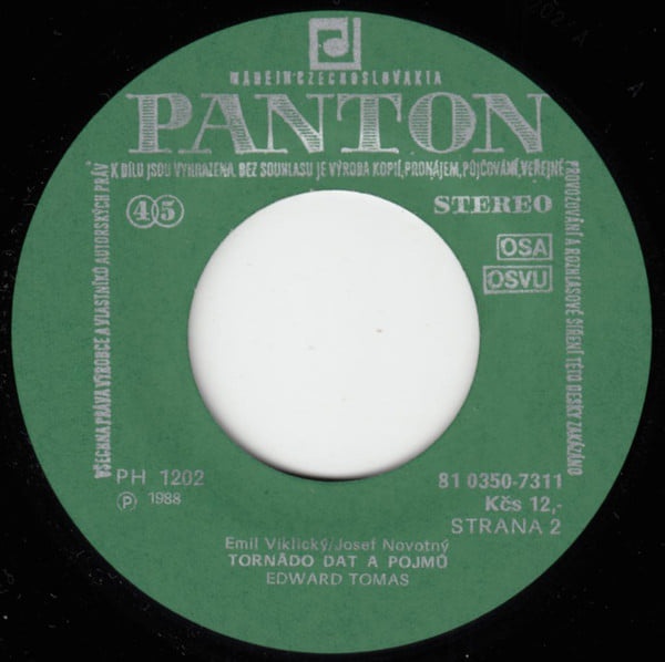 Edward Tomas – Smůla / Tornádo Dat A Pojmů ( SP ) - 4