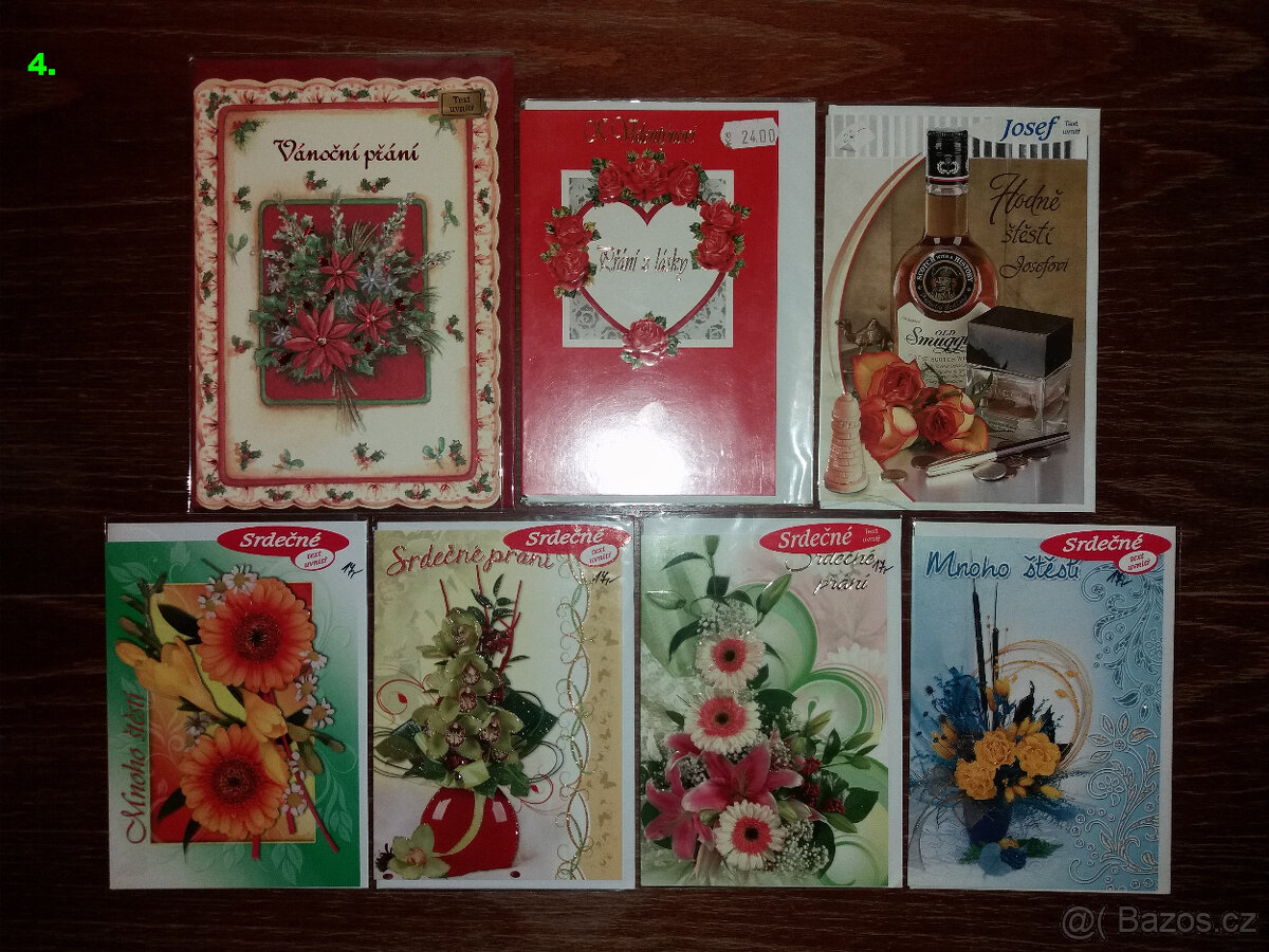 Blahopřání a pohledy - 4