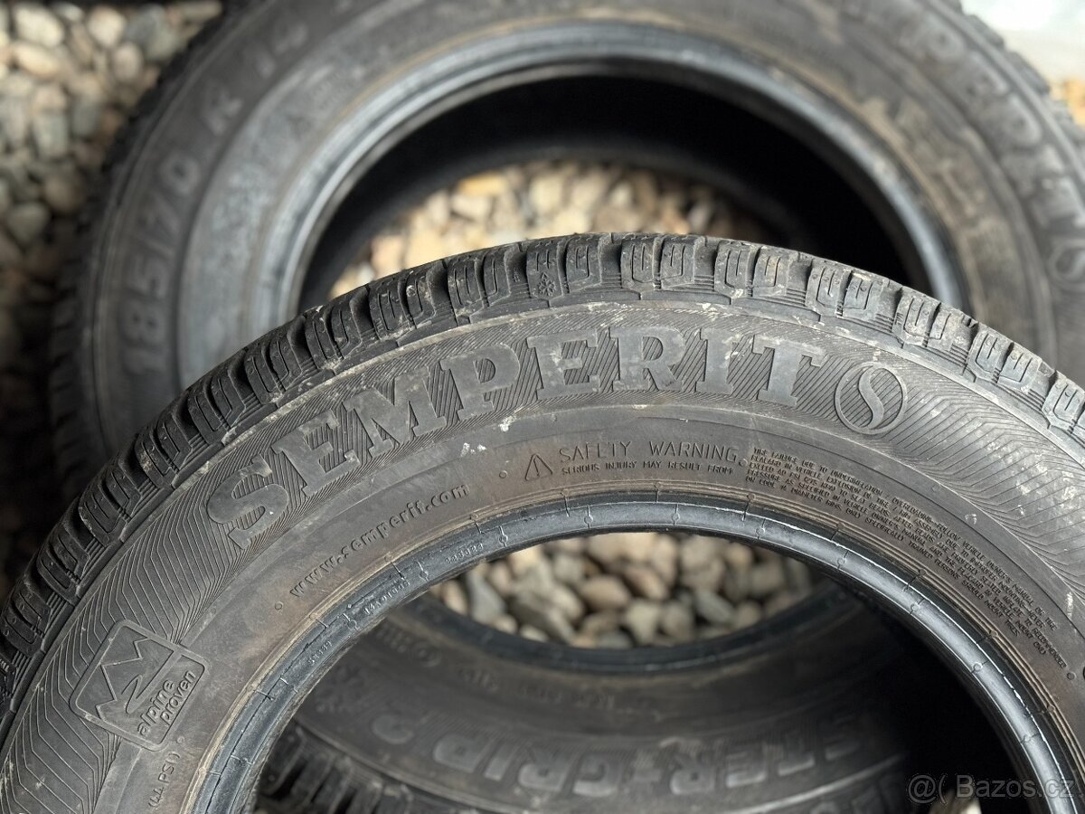 185/70/14 - Semperit zimní pár pneu - 4