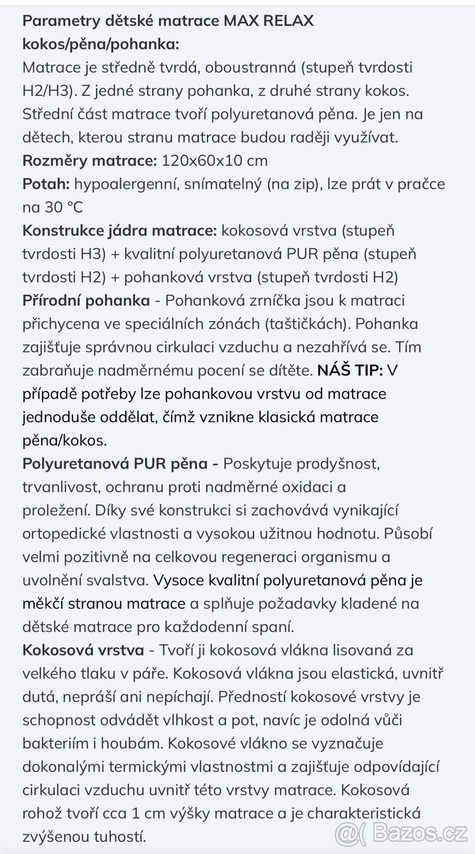 Postýlka s matraci - 4