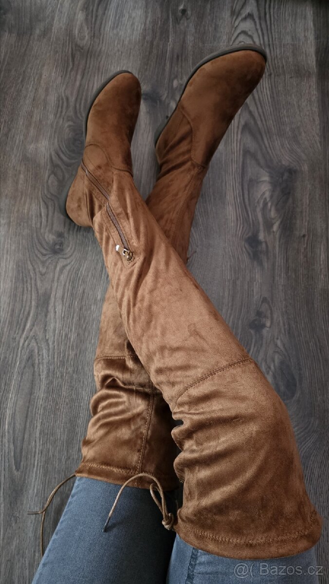 Kozačky nad kolena vel.38 - 4