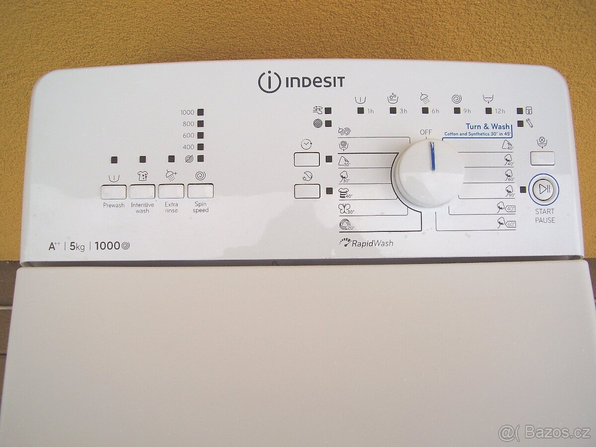 Pračka INDESIT s vrchním plněním - 4