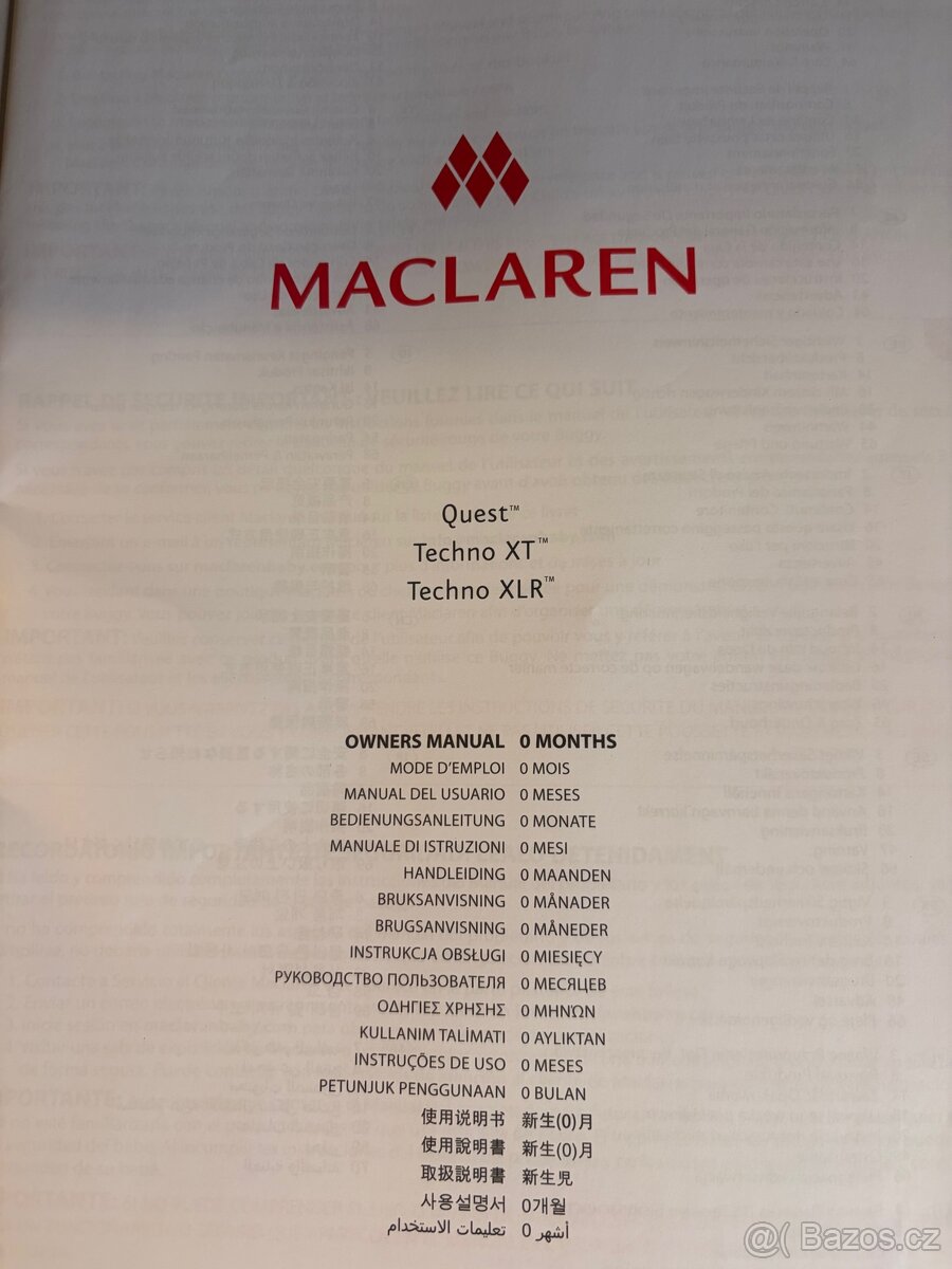 MACLAREN Techno XT – golfový kočárek + příslušenství - 4