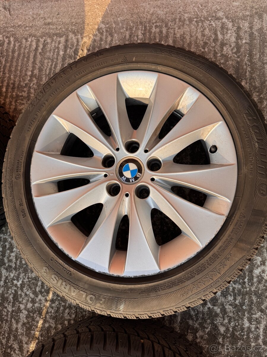 Originál BMW kola R17 na zimních pneu 225/50 R17 - 4