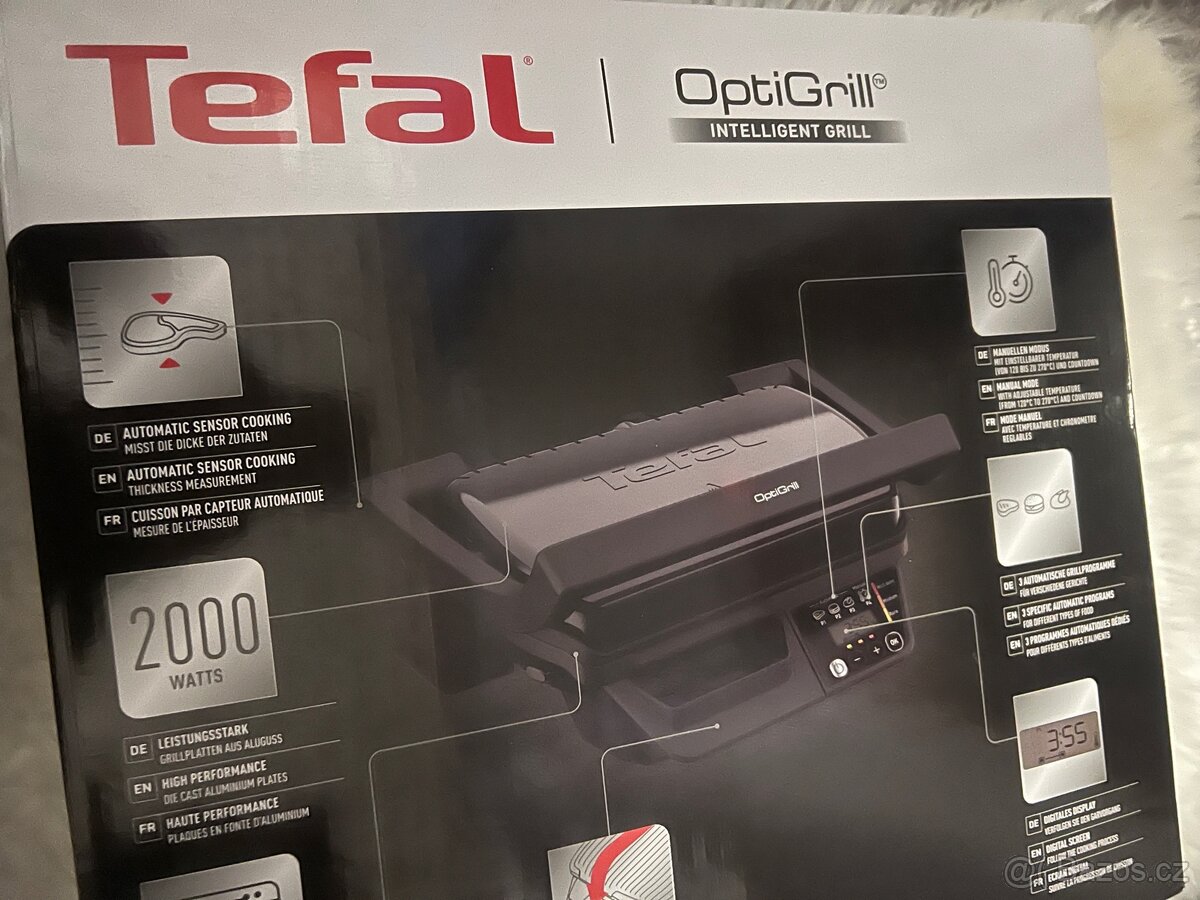 Gril TEFAL Opti Grill NOVÝ Nejvyšší model PC 3.800 Kč - 4