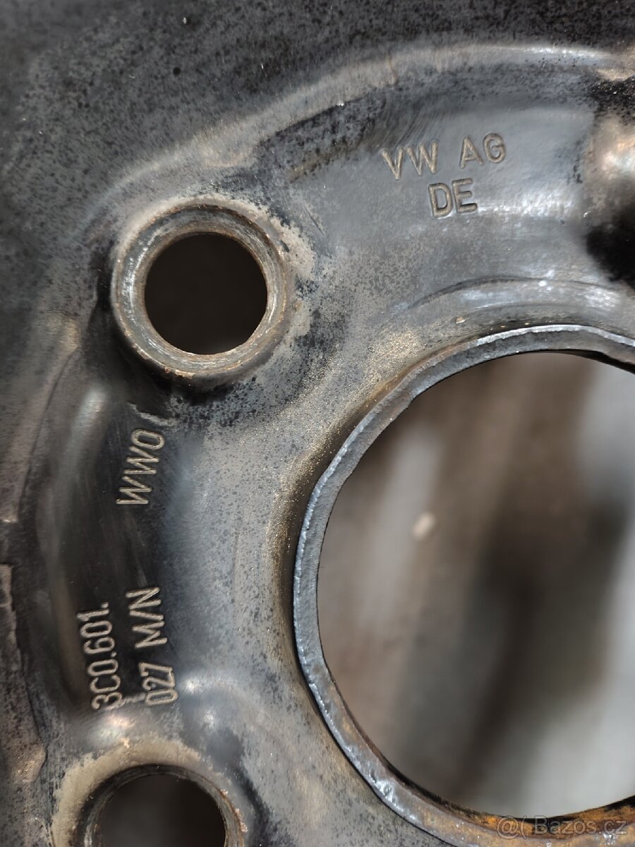 Plechove disky Superb, Passat 7j x 16H2 cena za vse - 4