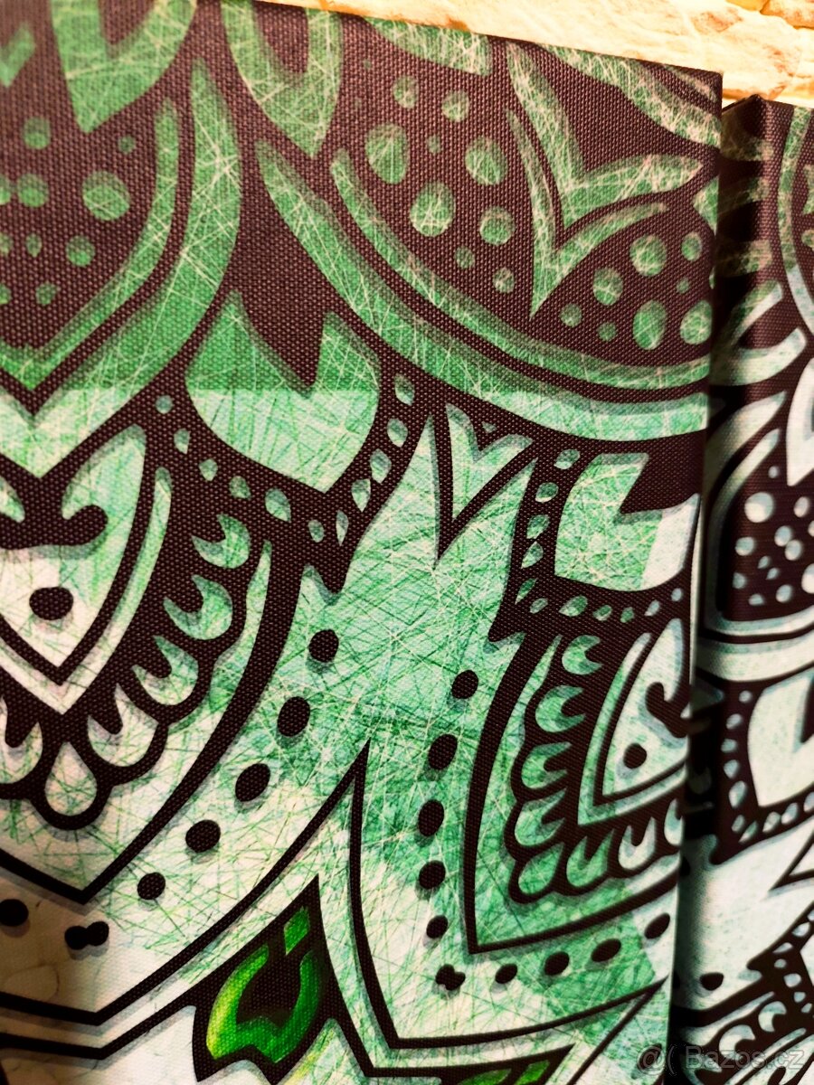 Vícedílný obraz mandala 150x60 cm - 4