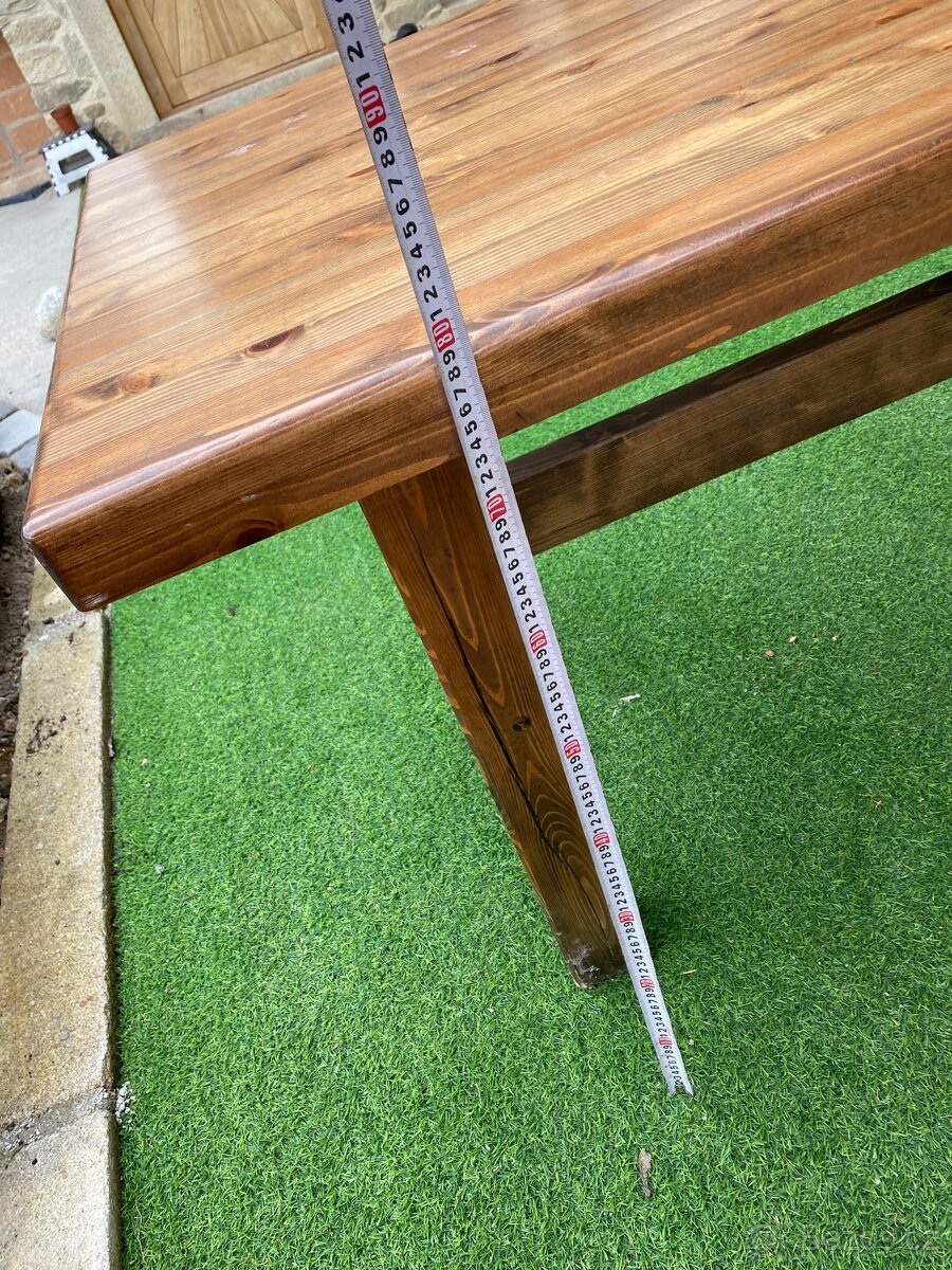 Masivní stůl smrk - 4