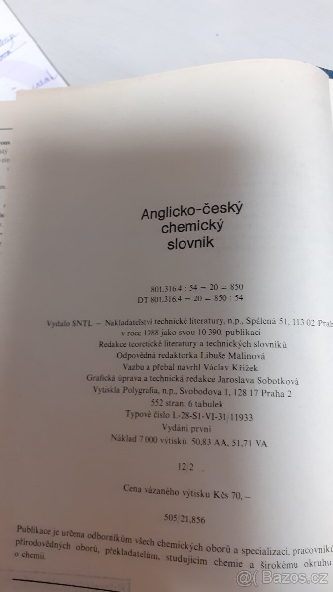 Chemický anglicko-český a česko-anglický slovník - 4