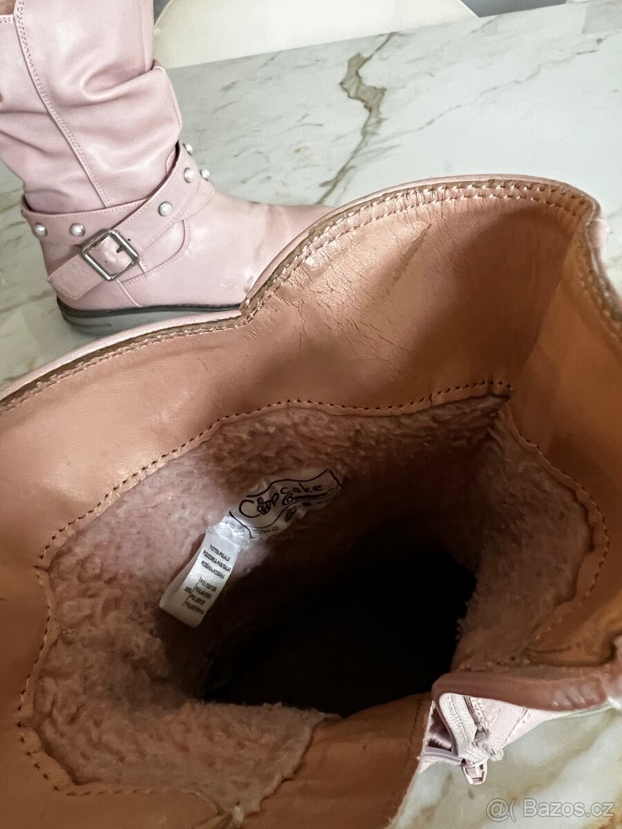 vel.30 - krásné dívčí KOZAČKY Capcake couture - 4