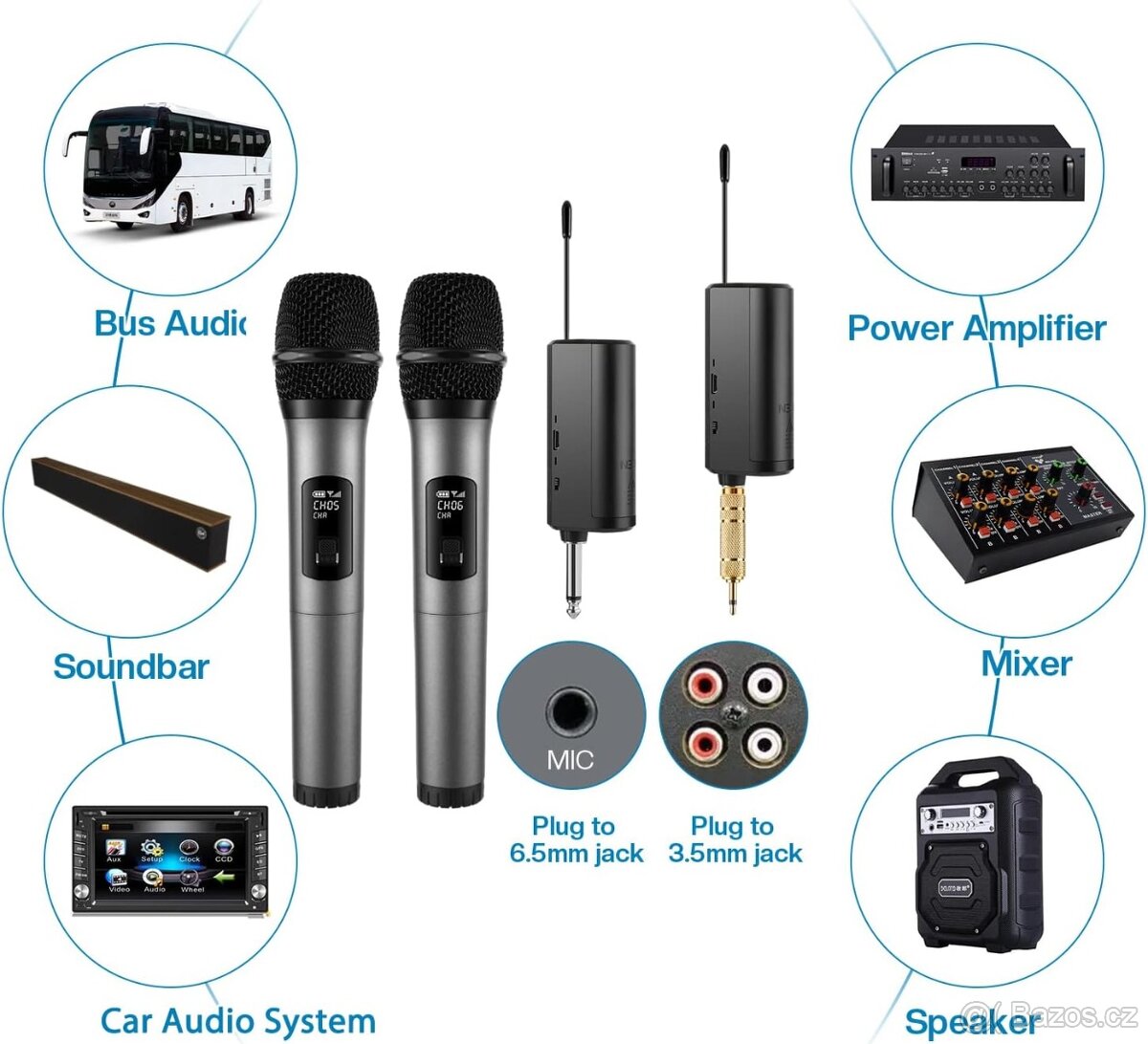 set bezdrátových mikrofonu - 4