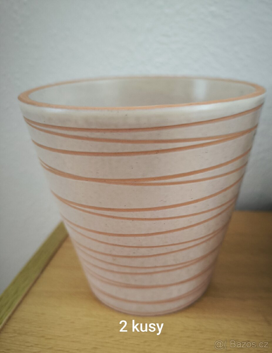 Keramické květináče, obaly - 4