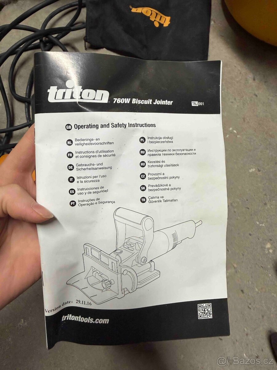 Lamelovací fréze TRITON TBJ001 - 4