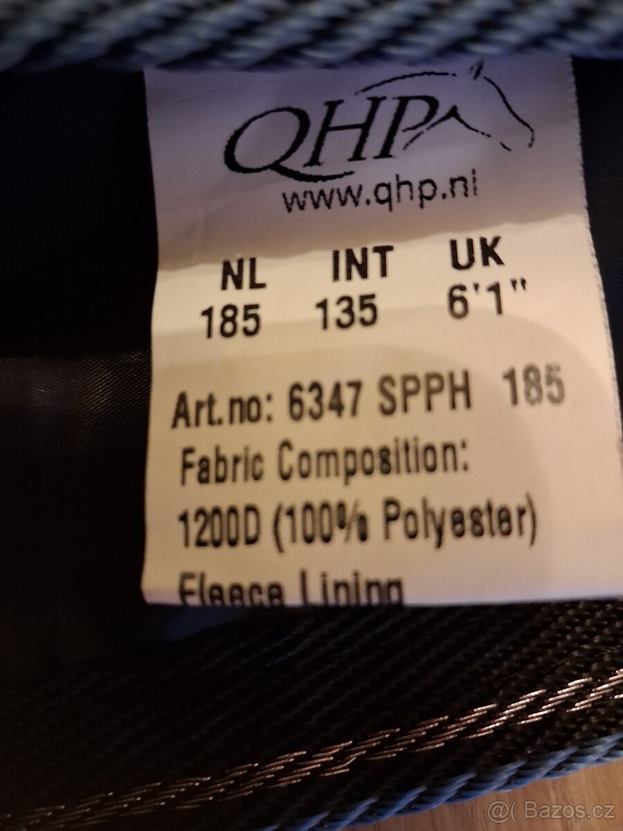 Nová deka QHP s fleecem, nepromokavá, velikost 135 - 4