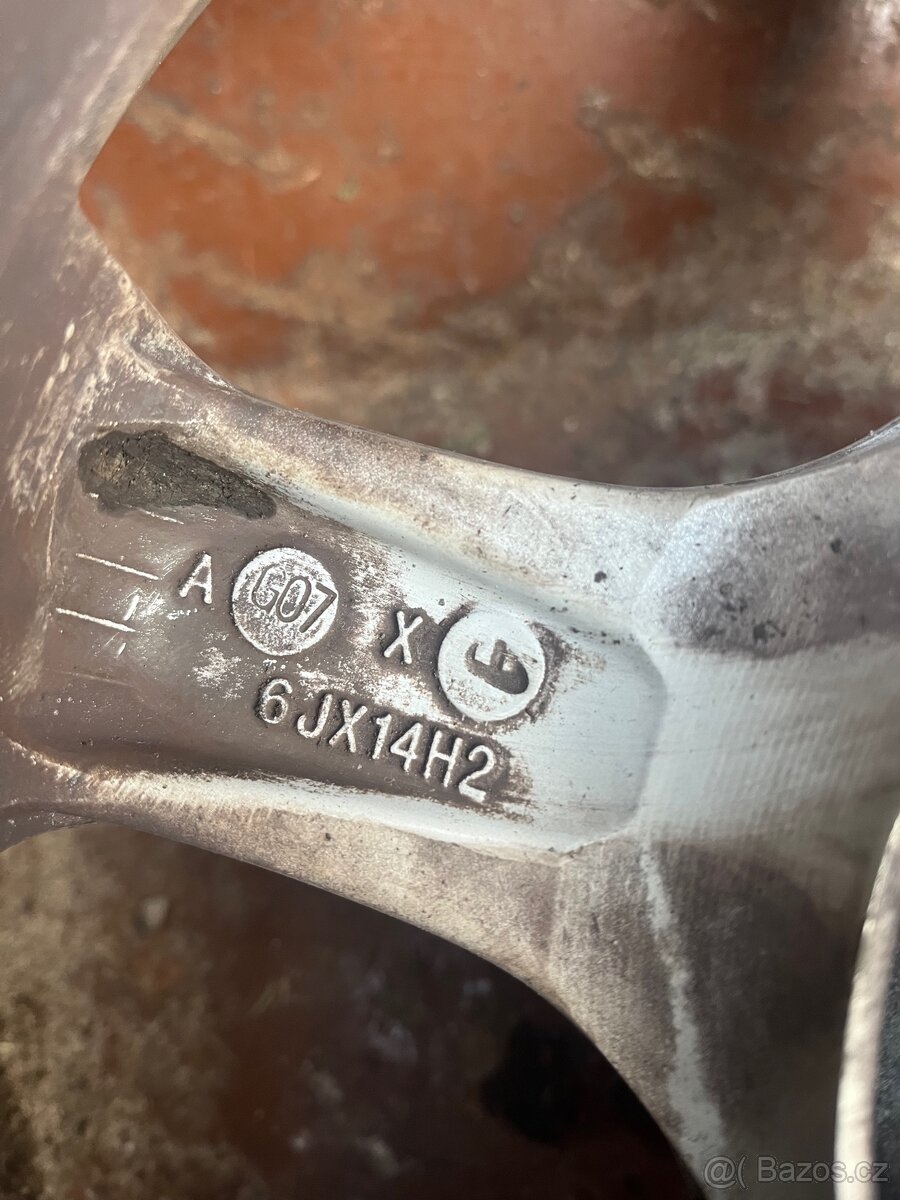 Prodám alu kola 4x100 r14 - 4
