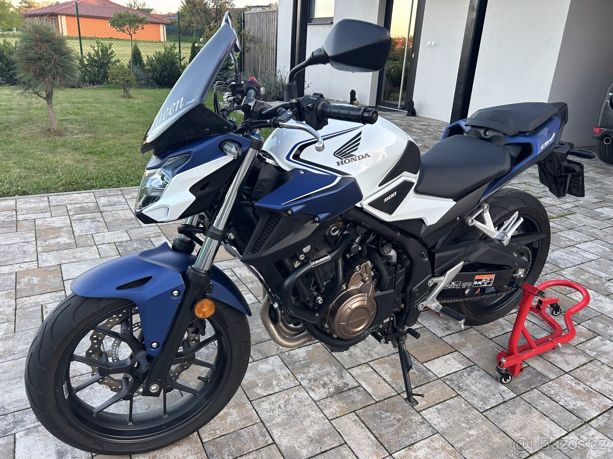 Honda CB500F - 17 tis. km, TOP stav, po STK - 4