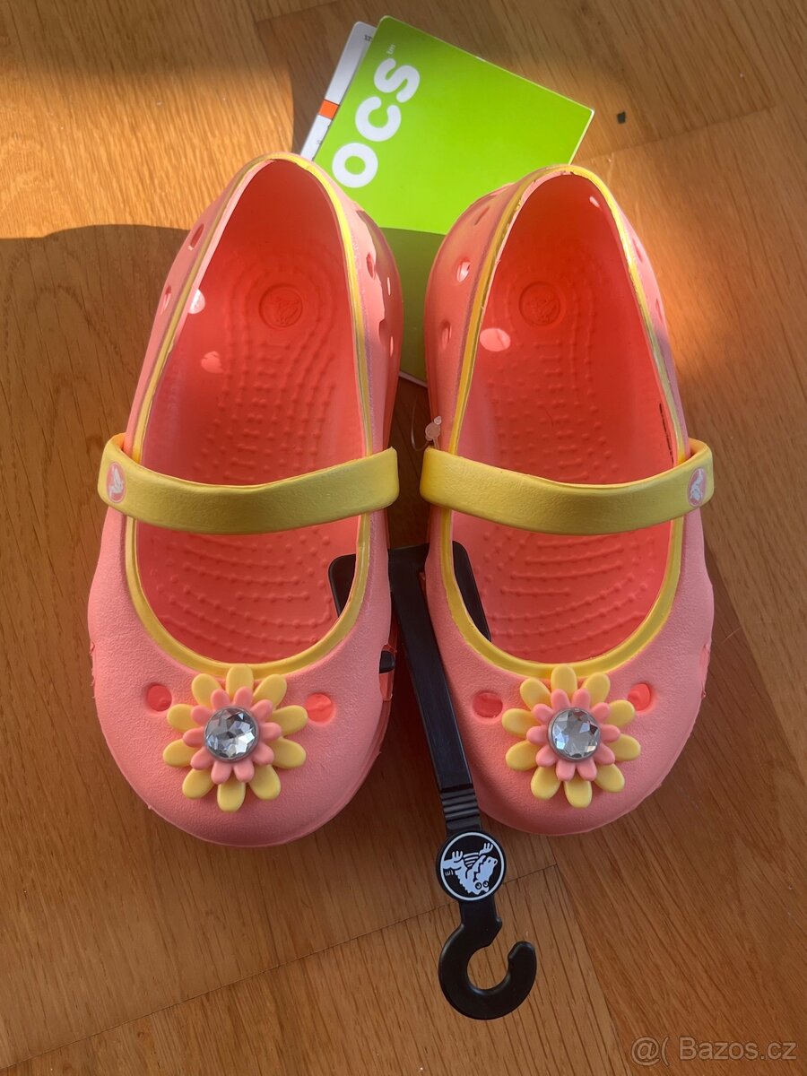 Crocs balerínky Keeley Petal Charm vel. C7 (EUR 23/24) - 4