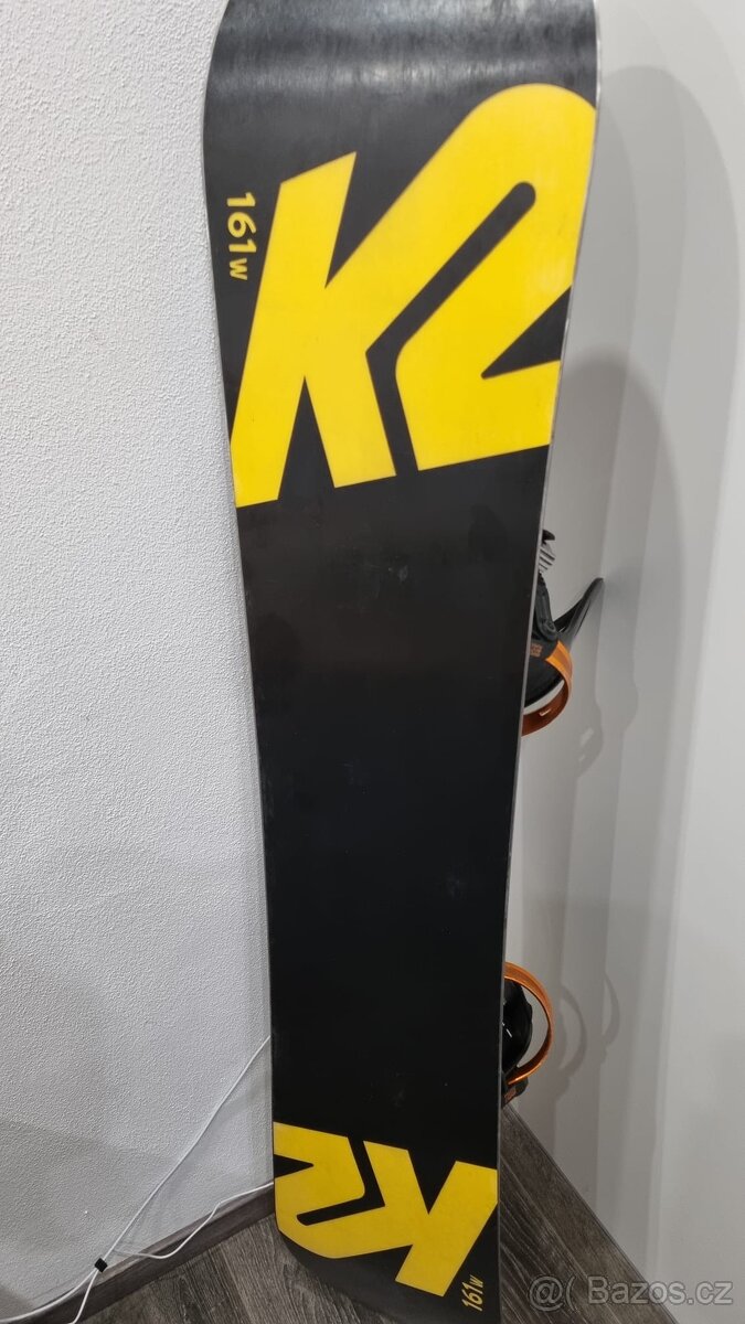 Prodám snowboardové prkno K2 161 cm Wide - 4