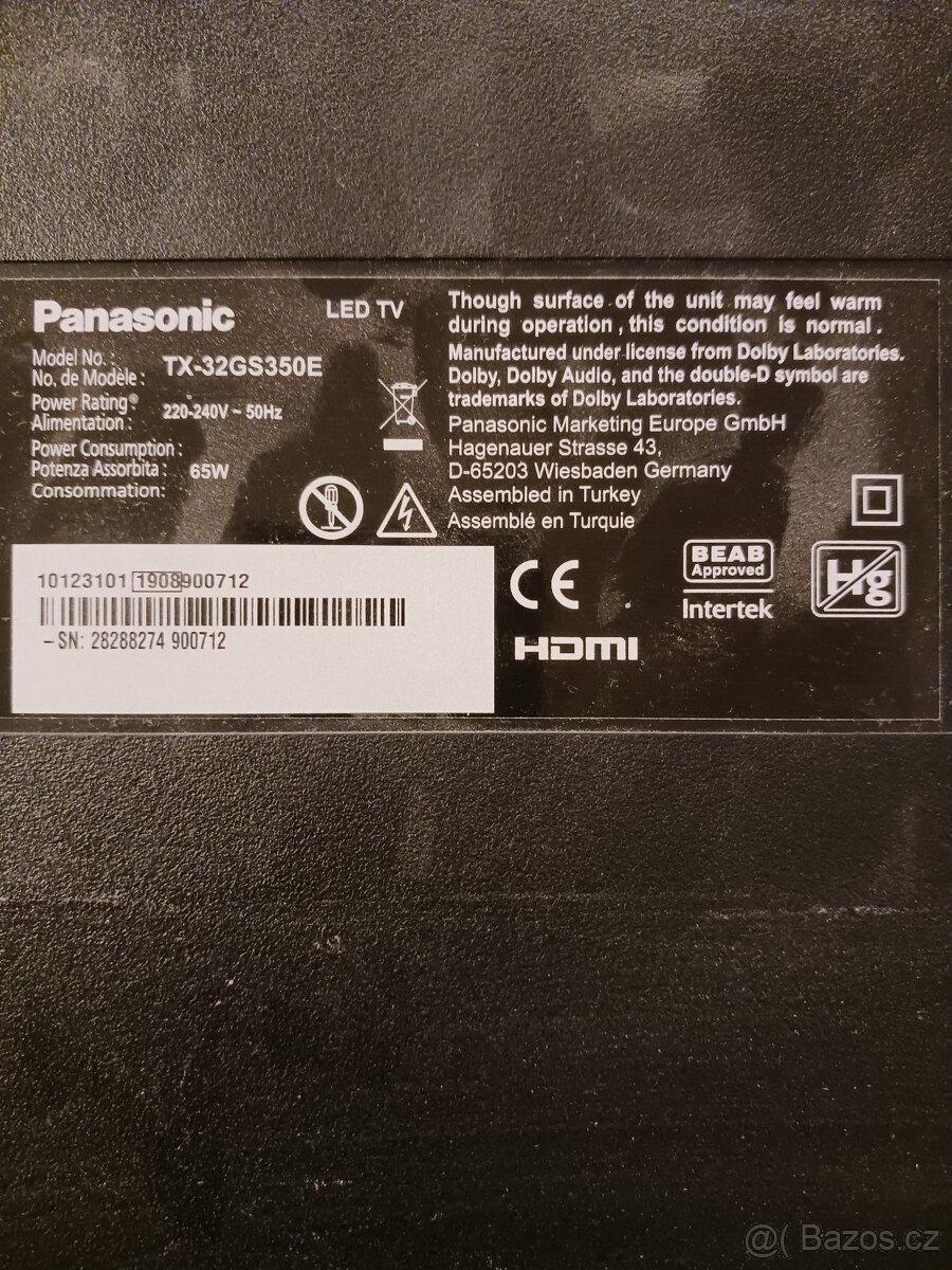 32" TV Panasonic - 4