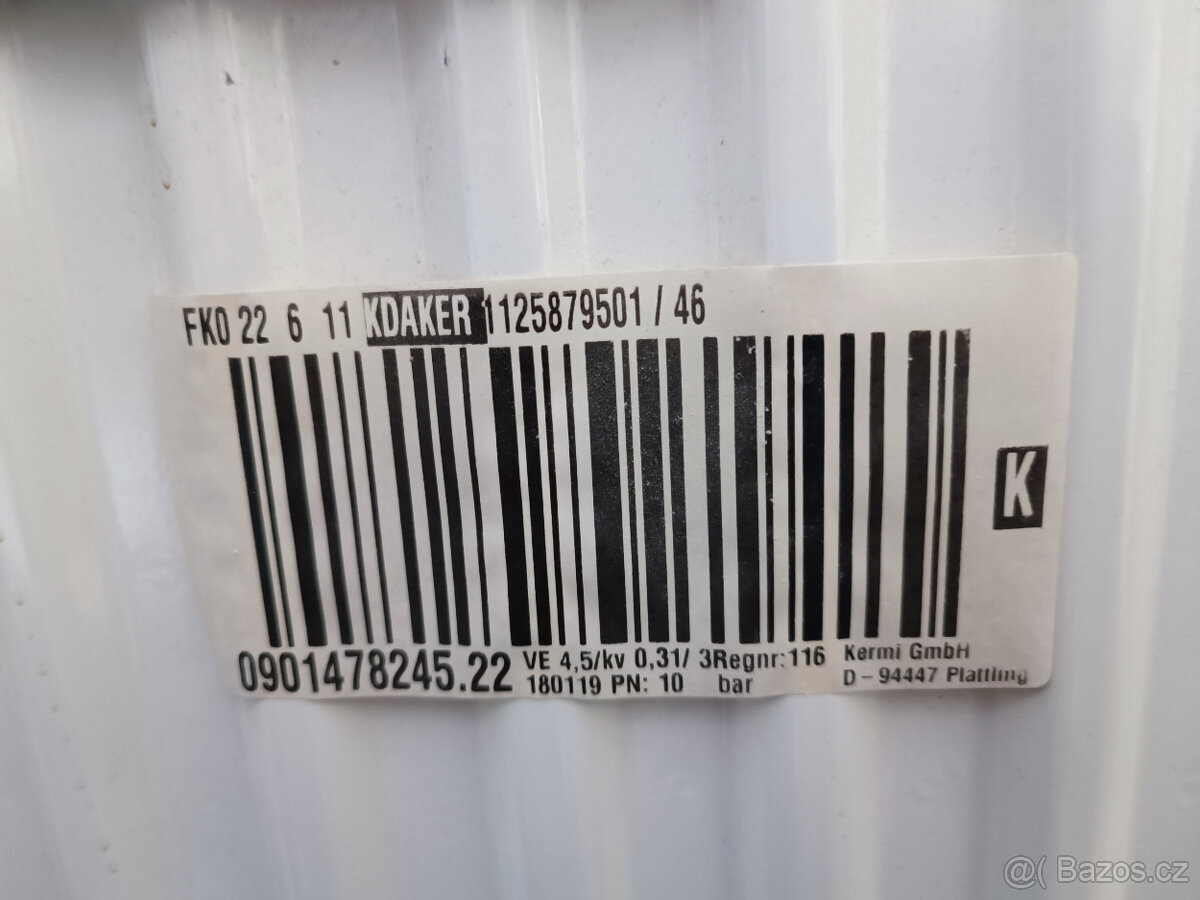 Prodám radiátor Kdaker 22 6001100 - 4
