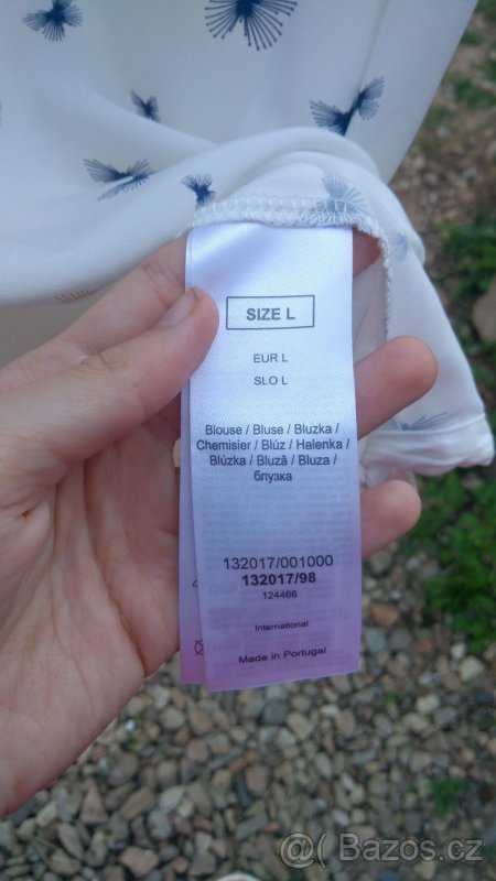 Bílá halenka s motýlky - 4