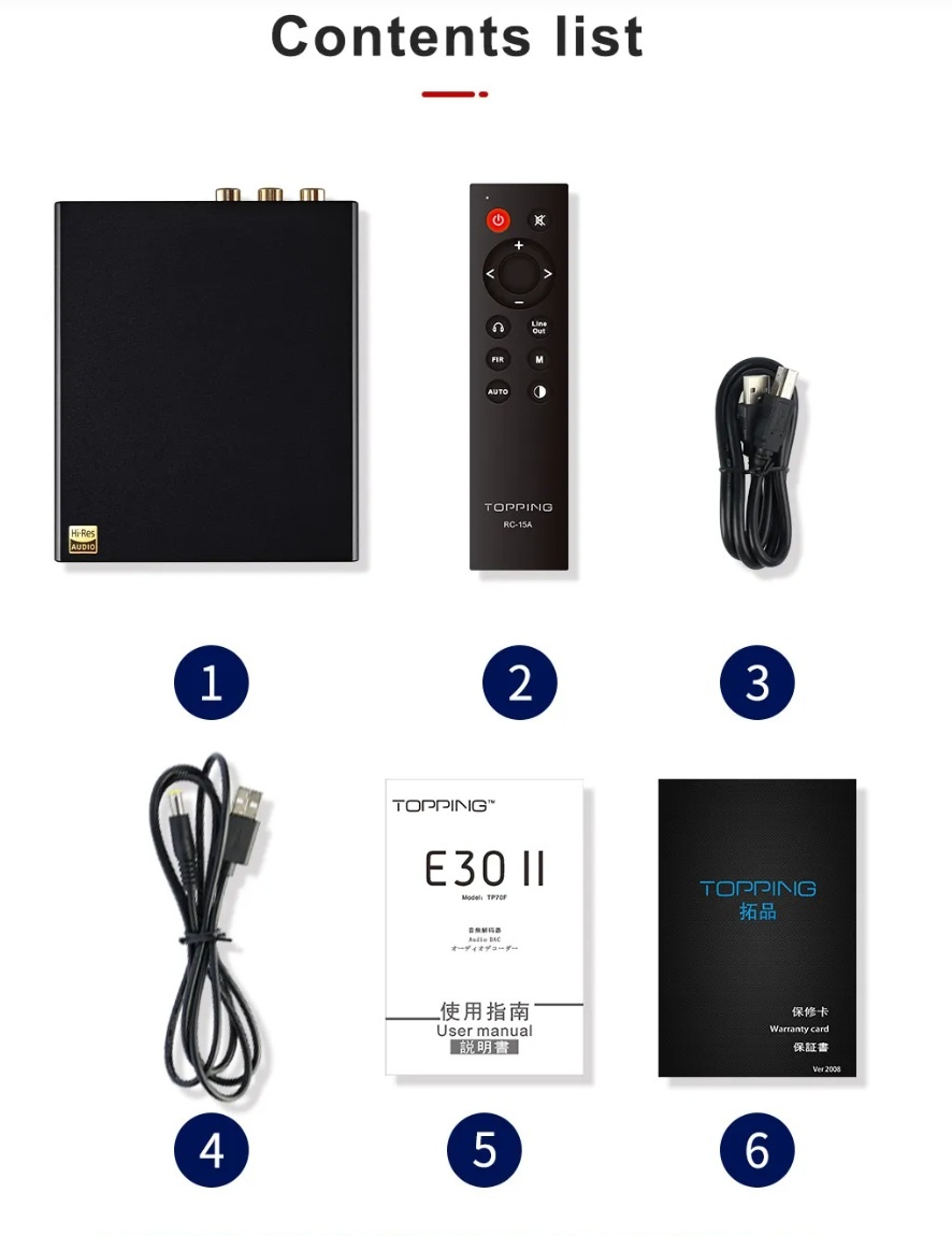 DAC převodník Topping E-30 II - 4