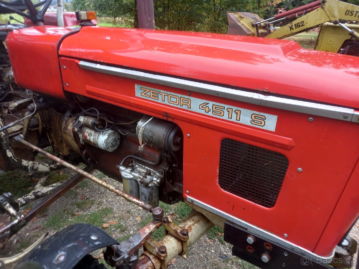 Zetor 4511s cabrio, platné doklady, velmi dobrý stav - 4