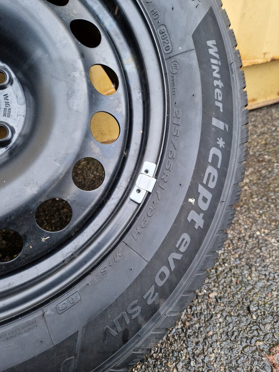 5x112 r17 disky kola Q3 Tiguan Kodiaq Terraco 215 65 17 zim - 4