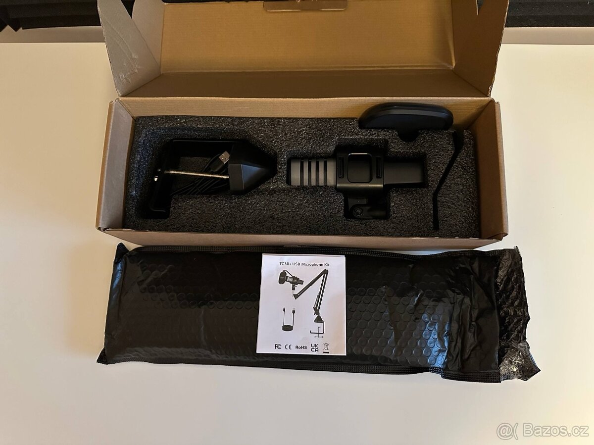 Kondenzátorový mikrofon Tonor TC30+ černý - 4