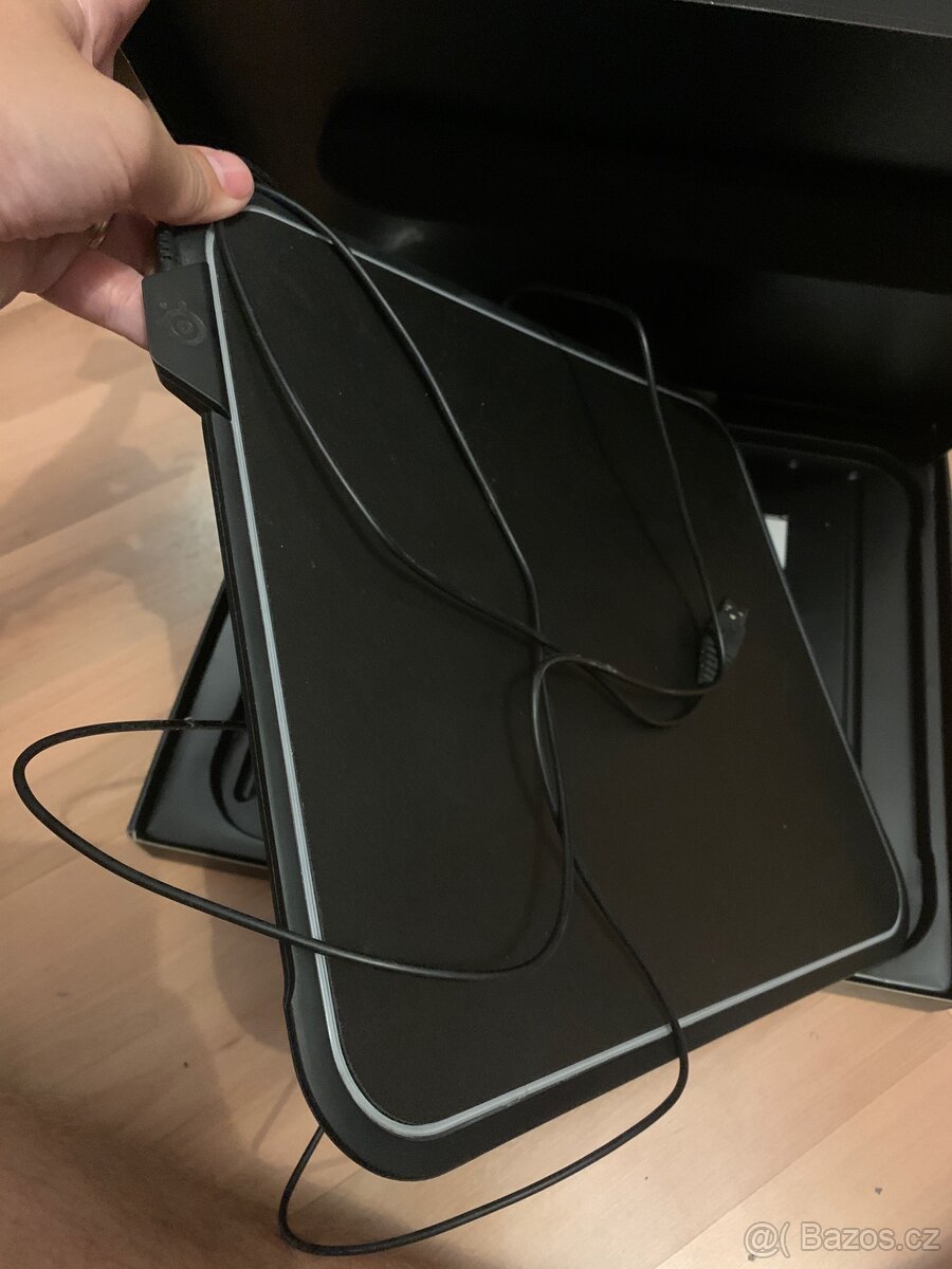 Podložka pod myš SteelSeries QcK Prism RGB černá - 4