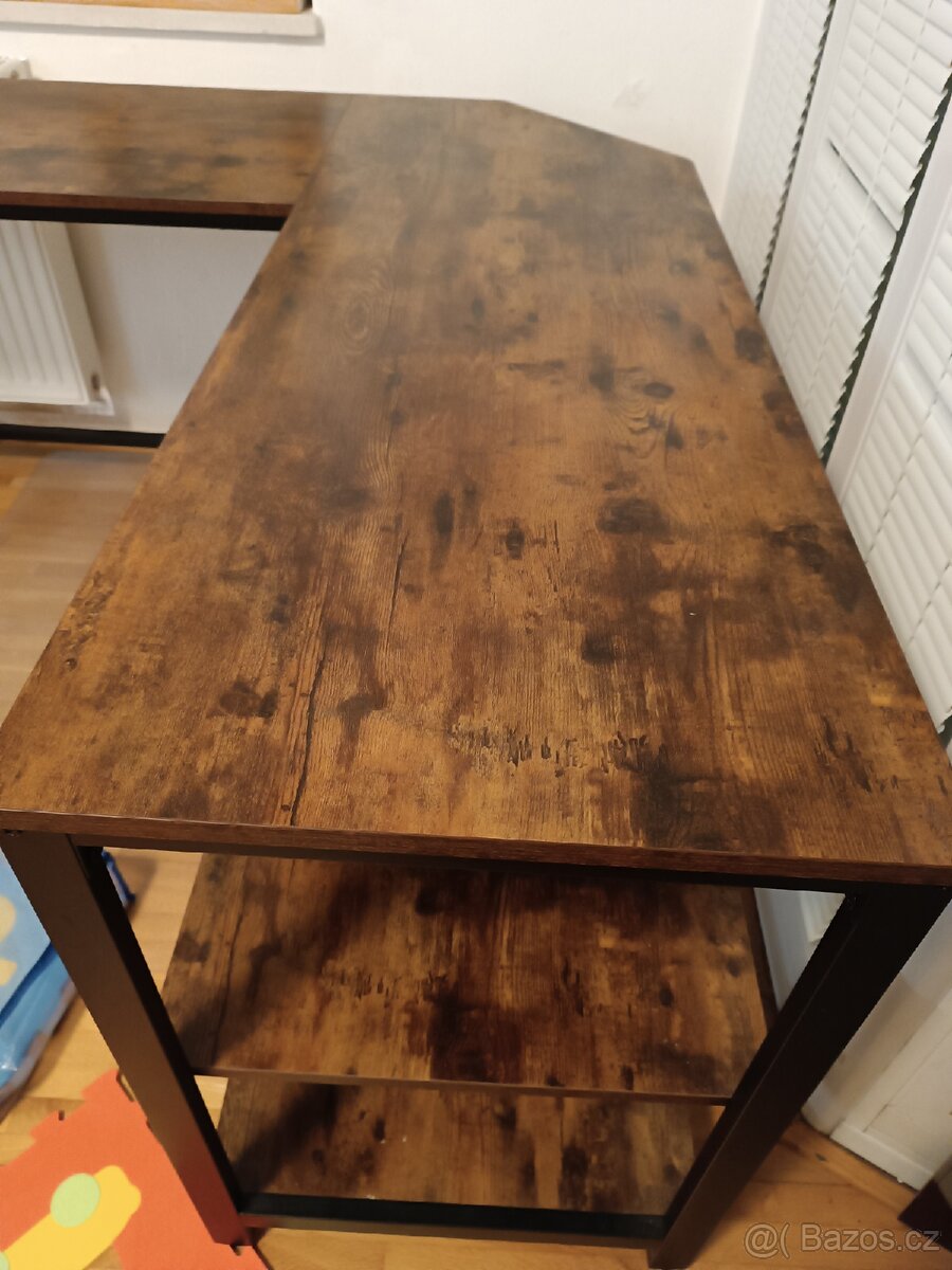 Rohový psací stul (nový) - 4