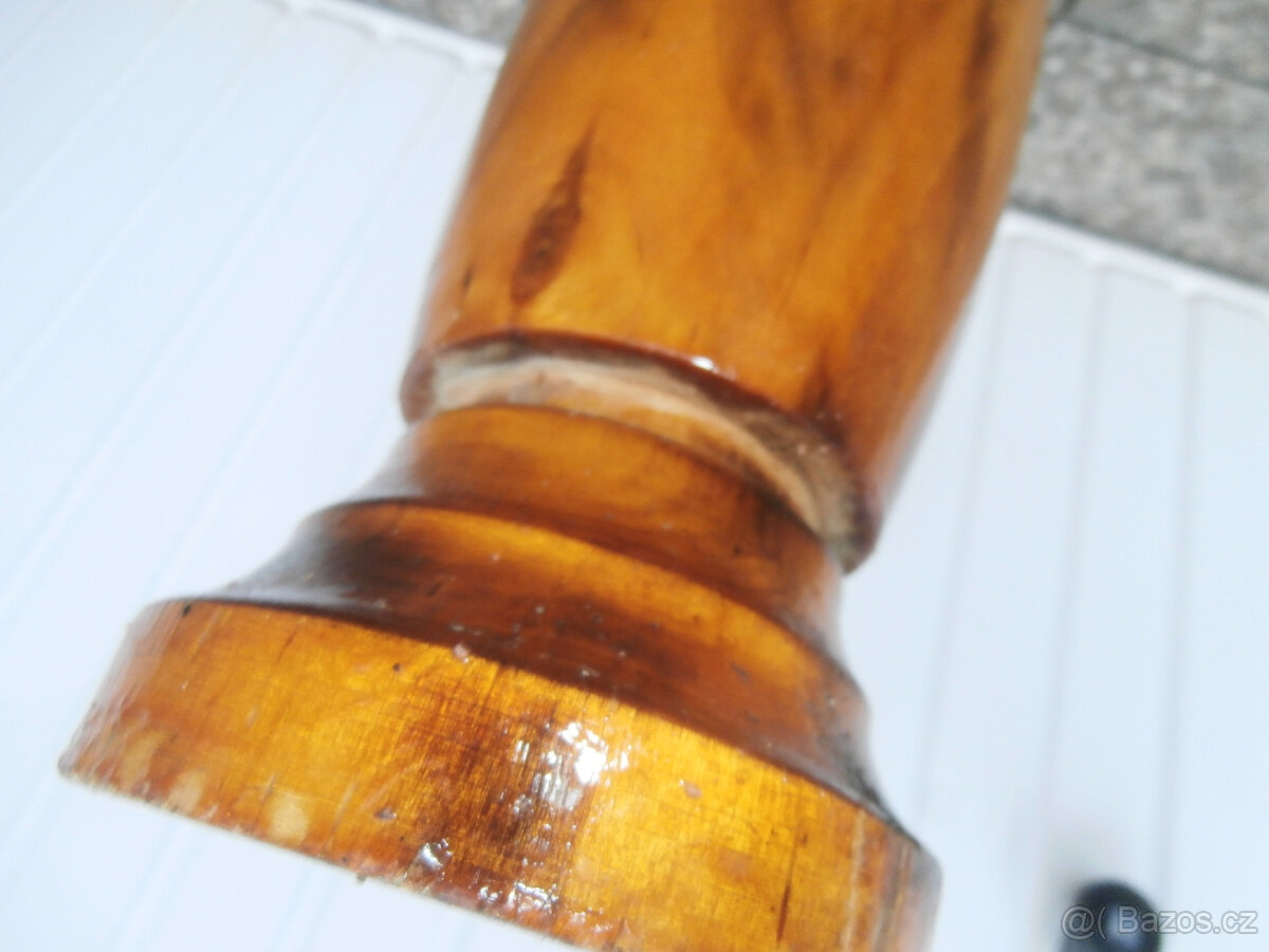 Váza dřevěná soustružená za 400 kč - 4