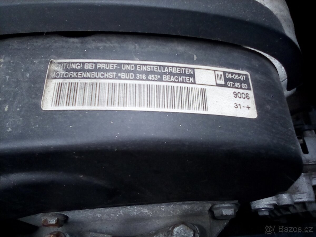 SKODA FABIA 1.4i 63KW KOD: BUD - 4