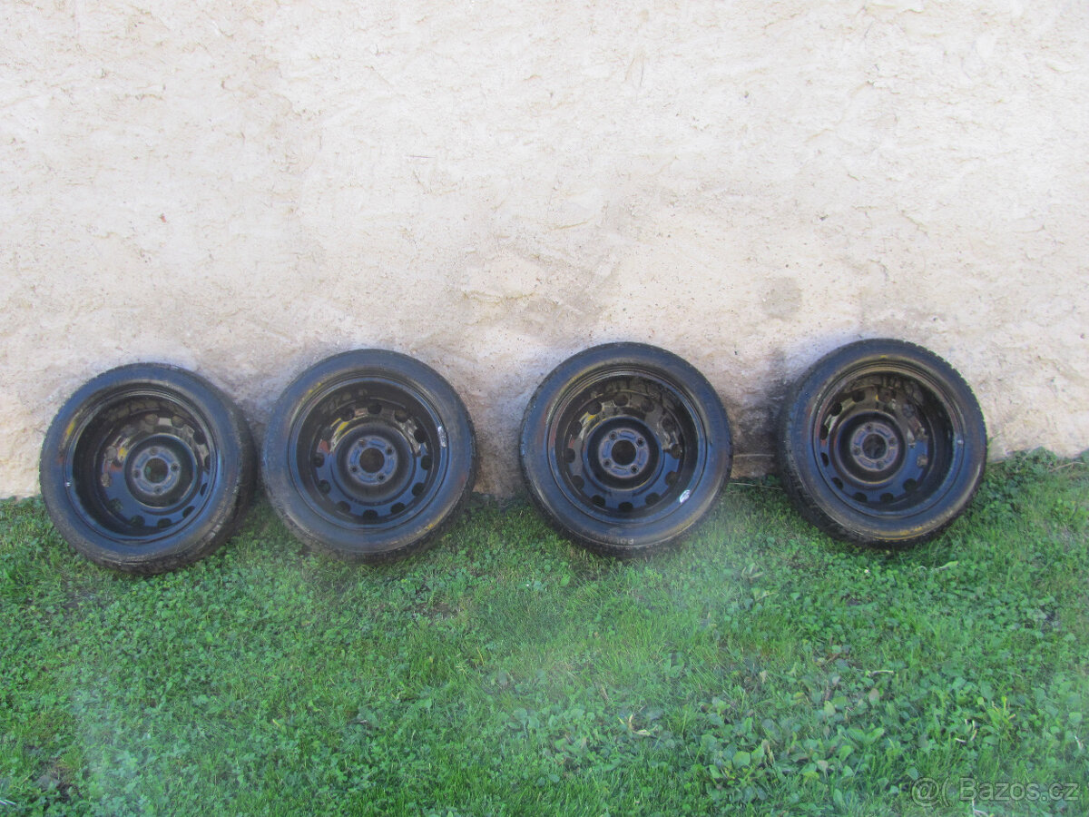 ZIMNÍ PLECHOVÁ KOLA 15" - 4x108 - 195/50/R15