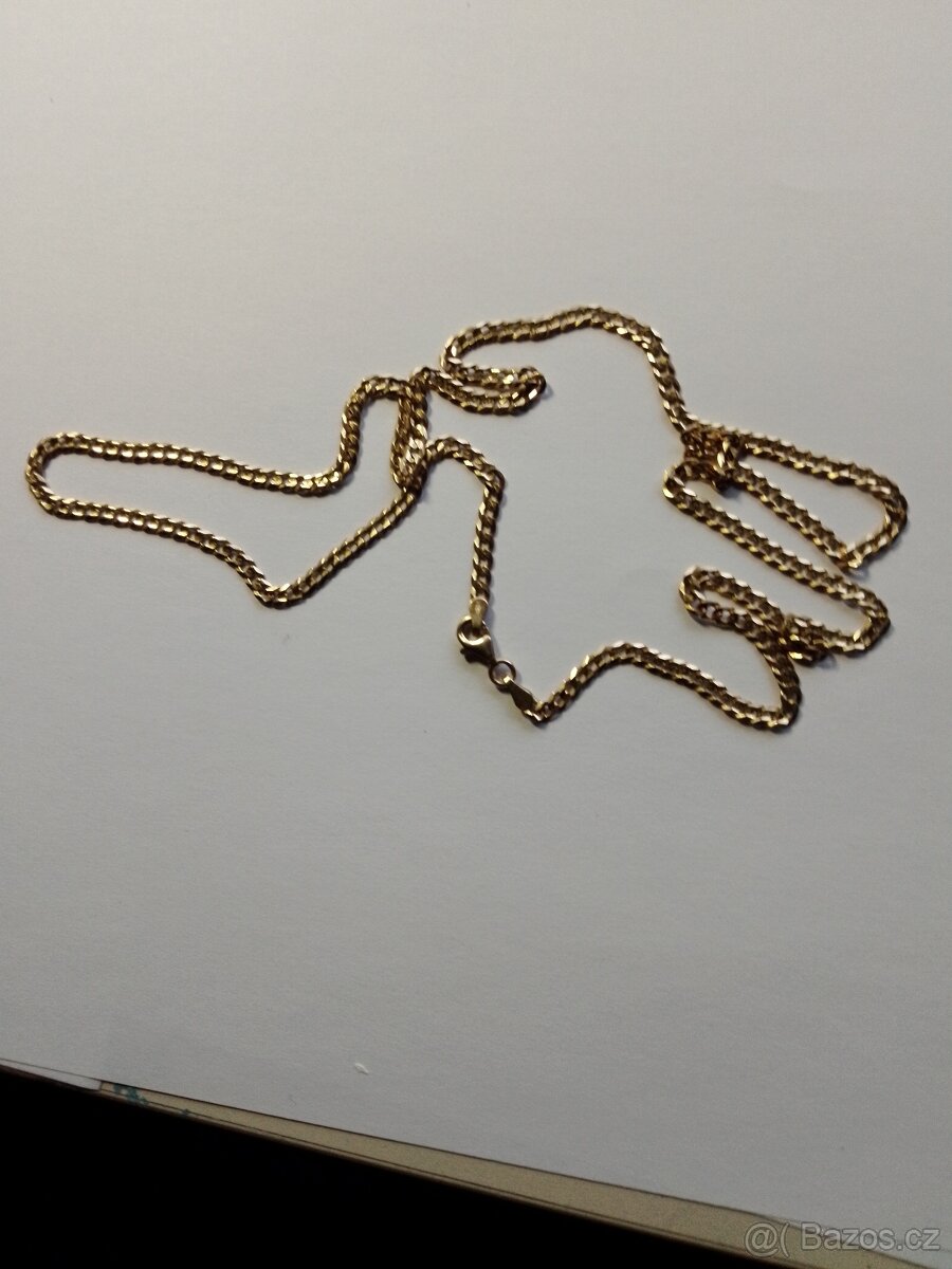 Zlatý řetízek 14kar. 10,16gr. 62cm. - 4