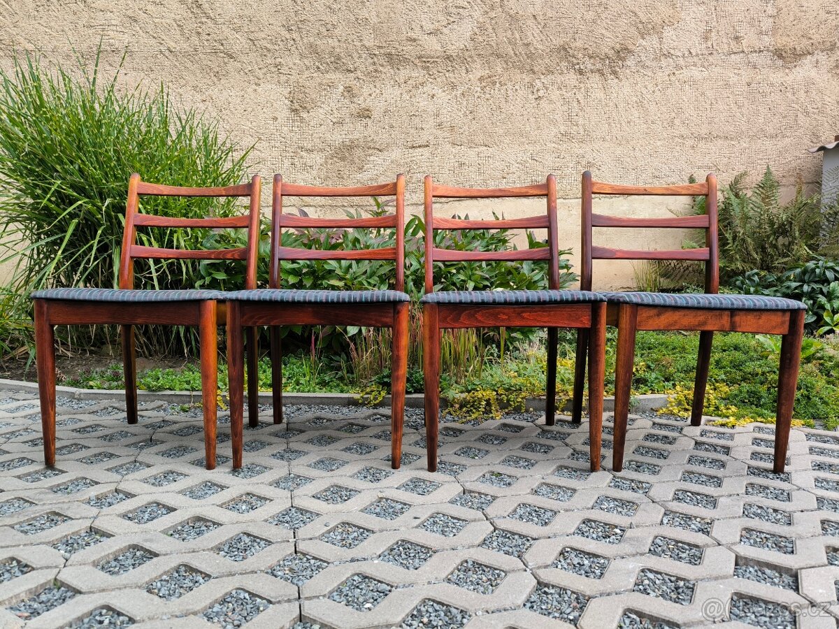 Retro dřevěné jídelní židle TON - Brusel 70. léta - 4