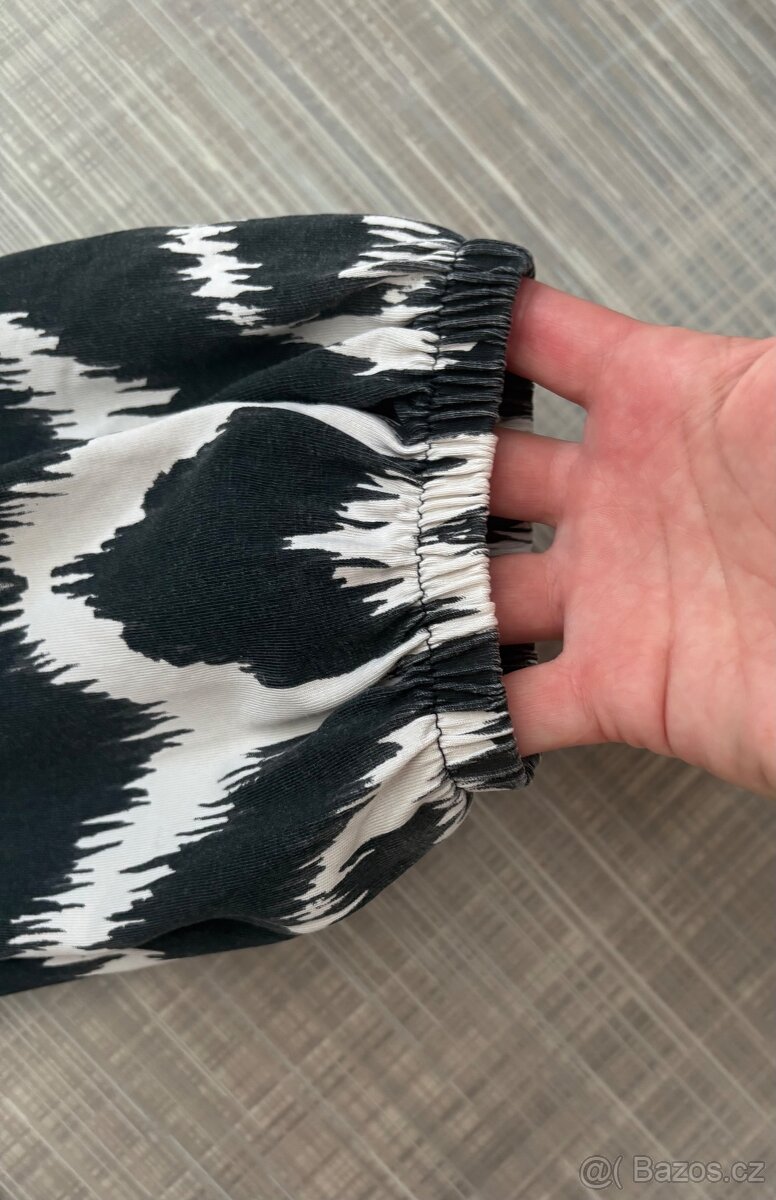 Dlouhé letní off-shoulder šaty zn.H&M - vel. XS - 4