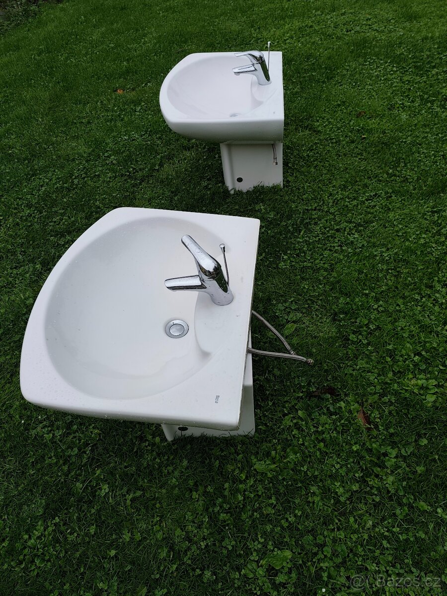 umyvadlo Roca + baterie+ kryt odpadu - 4