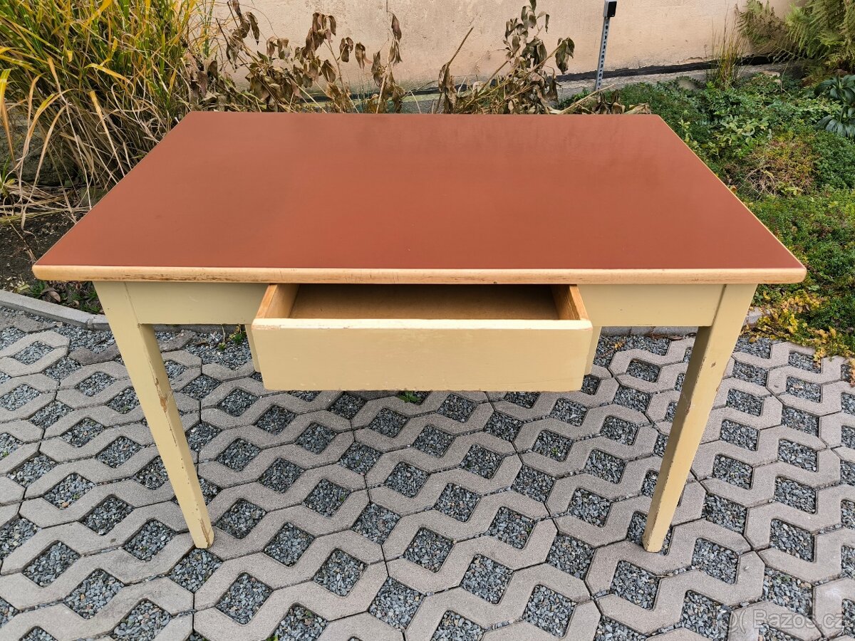 Retro kuchyňský stůl s umakartem - 50. léta - 4