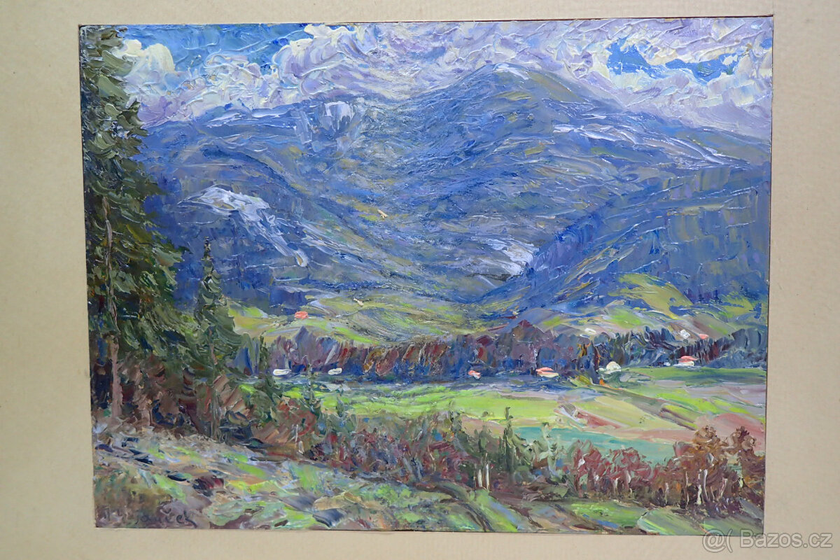 Aukční obraz - Hajdůček Adolf - Beskydy - 4