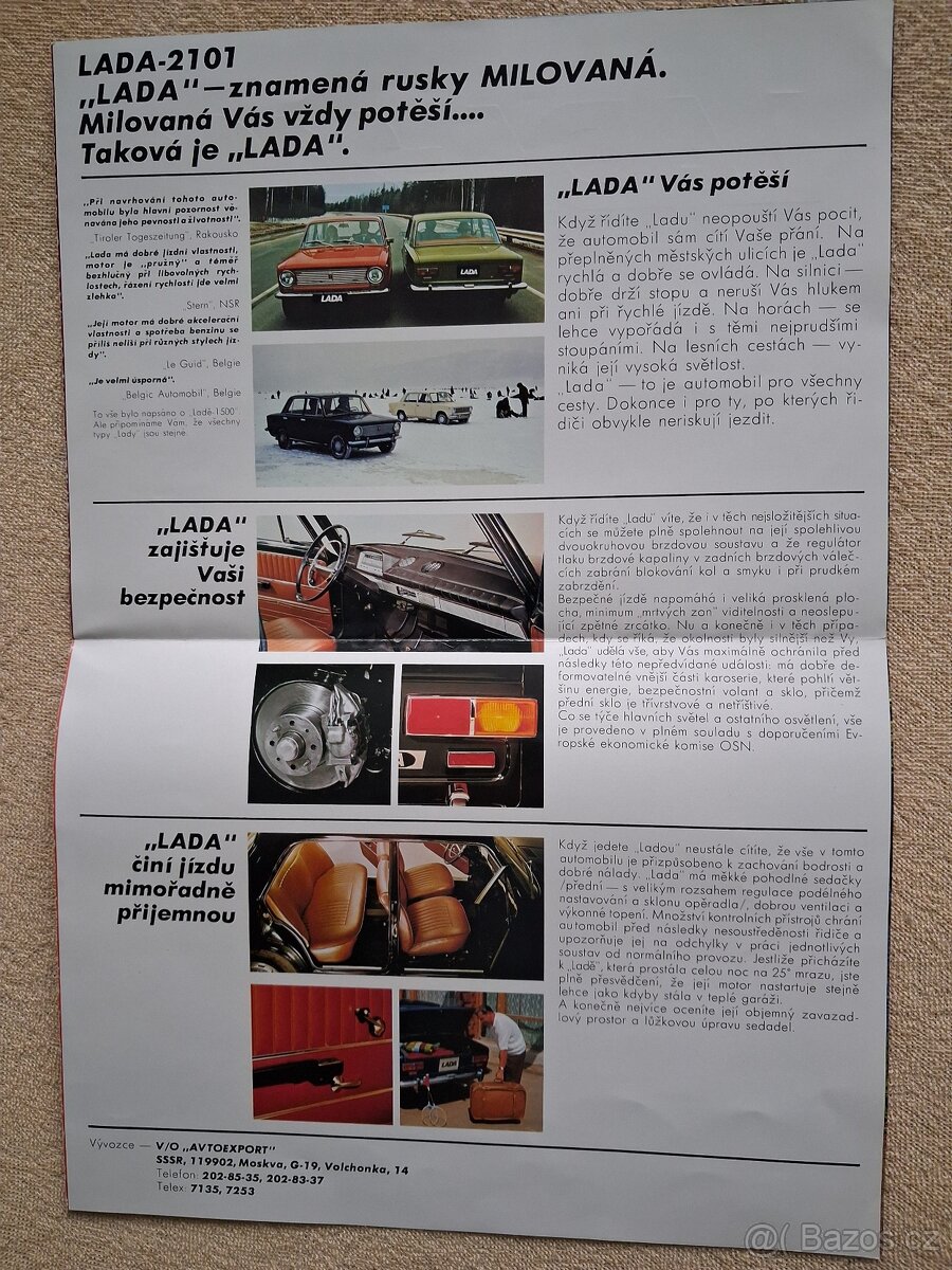 Lada 2101 plakat,Lada 1500 - 4