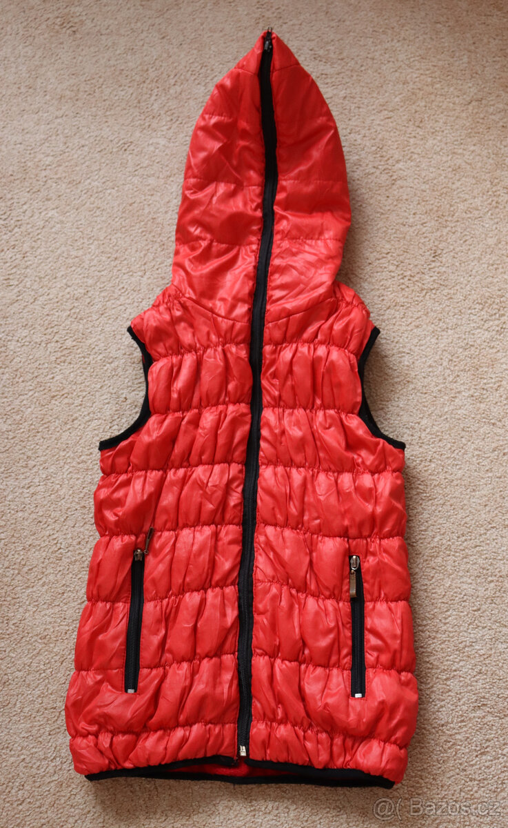 Dětská vesta s kapucí 122-134 - 4