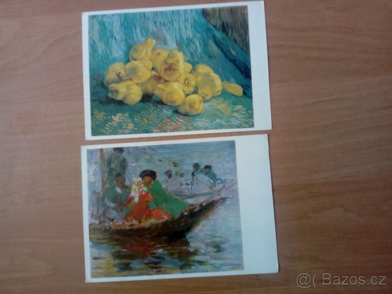 Německé uměl.pohlednice-Hetner,Sterl,Gogh,Muller - 4