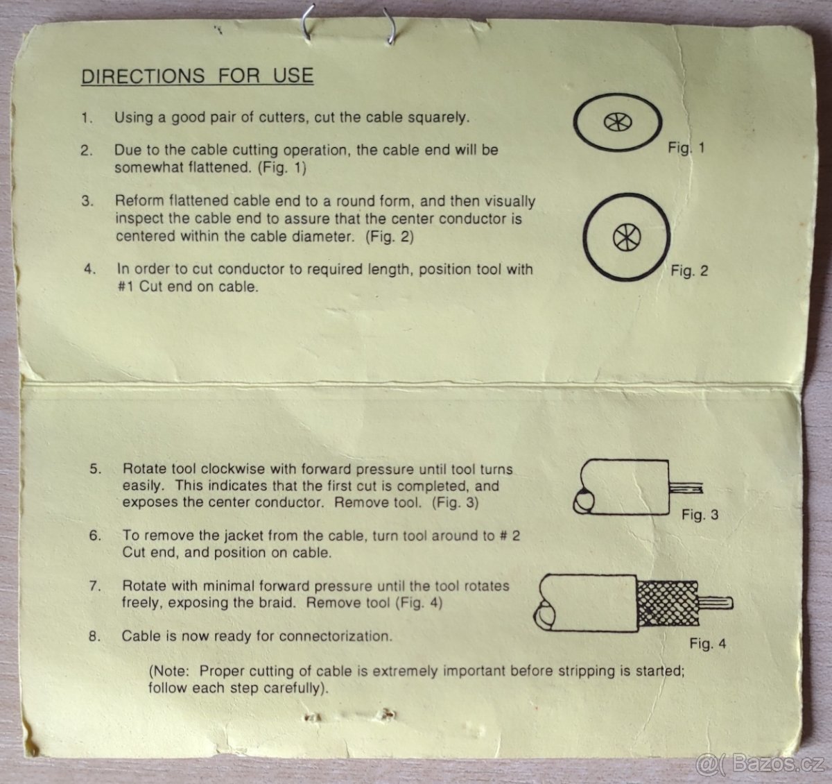 Ořezávač koaxiálu LMR 400 - 4