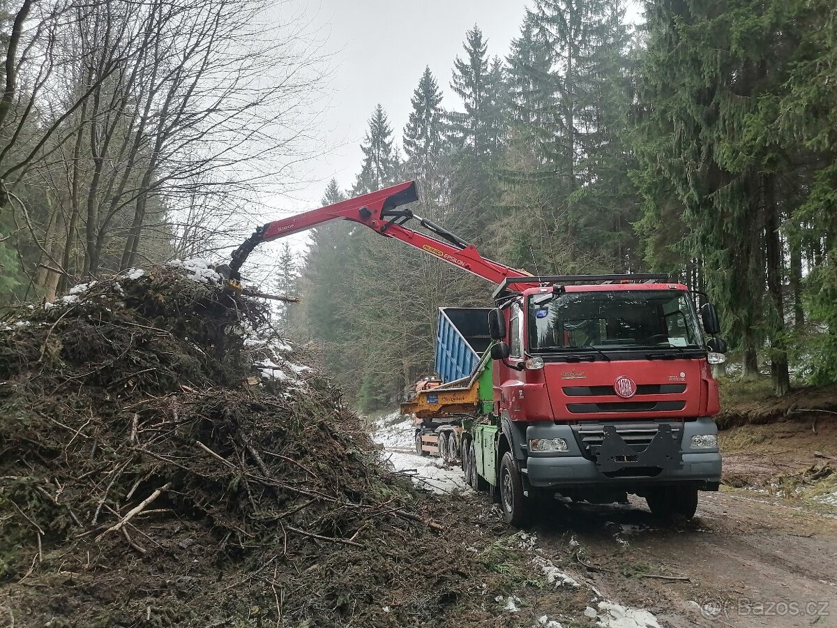 Štěpkování dřeva, drcení dřeva, štěpka, zpracování biomasy - 4